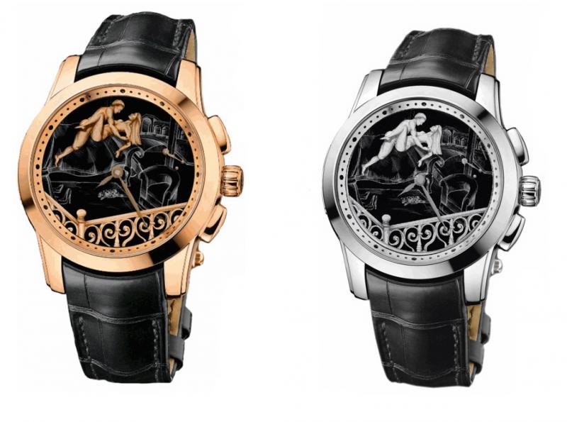 6119-130 Ulysse Nardin Hourstriker Erotica Jarretiere Specialities