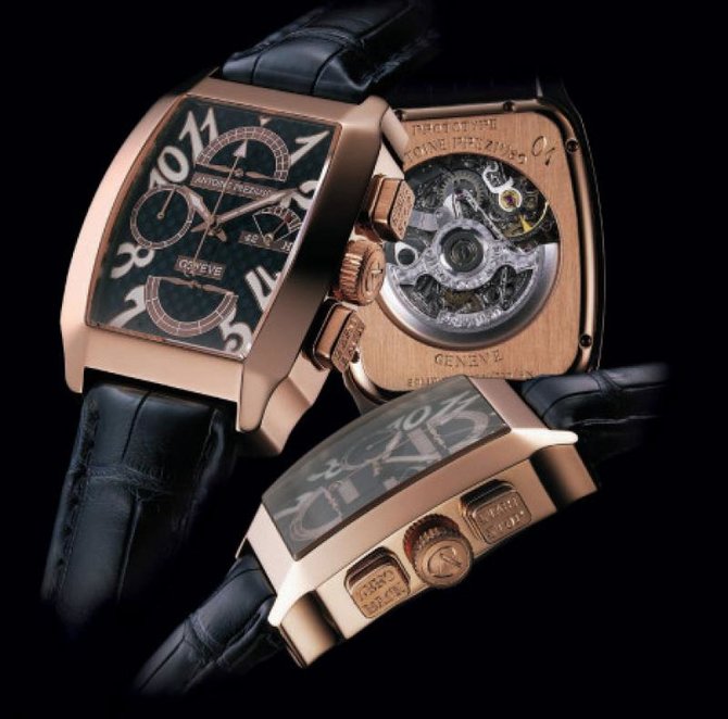 Antoine Preziuso RG Black&White_Fiber Croco Collections Chronograph - фото 2