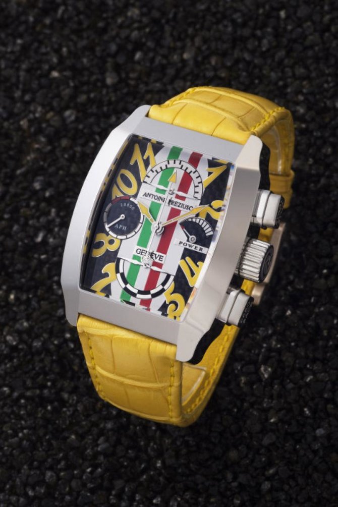 Antoine Preziuso SS Black_Fiber_Italy Croco Collections Chronograph - фото 2