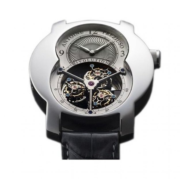 Antoine Preziuso 3volution I Croco Tourbillons Platinum  - фото 1