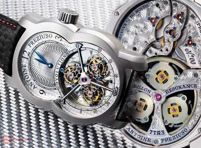 Antoine Preziuso 3volution II Kevlar Tourbillons Platinum  - фото 2
