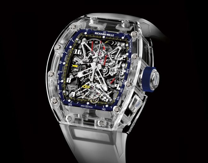 Richard Mille RM 056 Tourbillon Chronograph Sapphire - Felipe Massa RM 10th Anniversary - фото 2