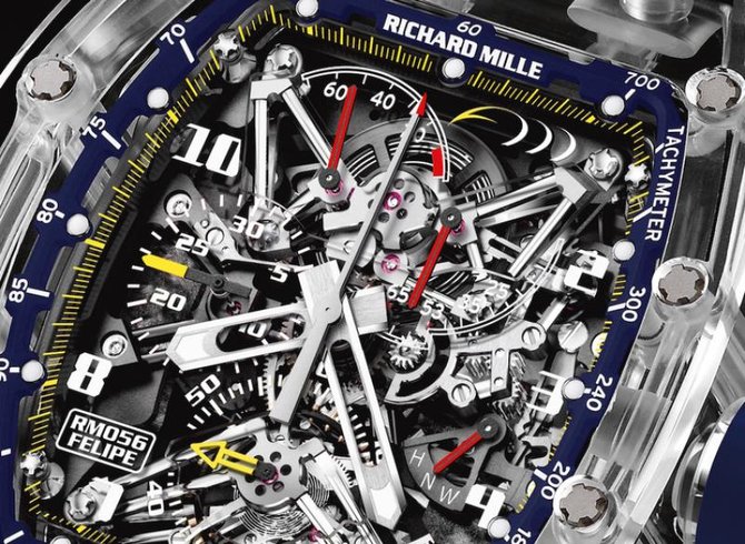 Richard Mille RM 056 Tourbillon Chronograph Sapphire - Felipe Massa RM 10th Anniversary - фото 6