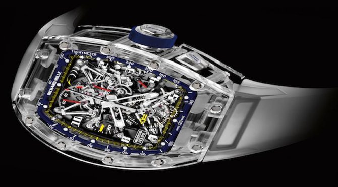 Richard Mille RM 056 Tourbillon Chronograph Sapphire - Felipe Massa RM 10th Anniversary - фото 4