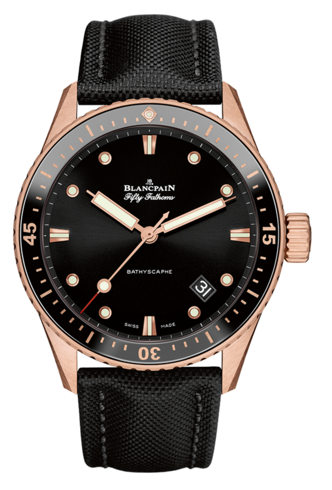 Blancpain 5000-36S30-B52B Fifty Fathoms Bathyscaphe Sednagold