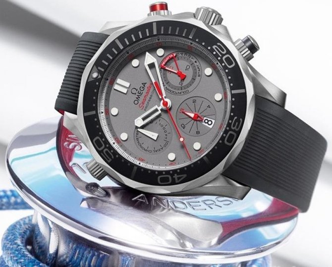 Omega 212.92.44.50.99.001 Seamaster 300 M Diver Co-Axial Chronograph ETNZ  - фото 2
