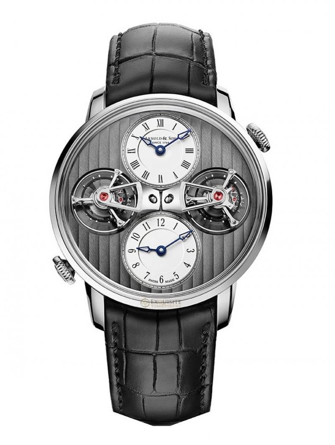 Arnold & Son 1DTAW.S01A.C121W Instrument Collection Double Tourbillon Escapement Dual Time  - фото 1