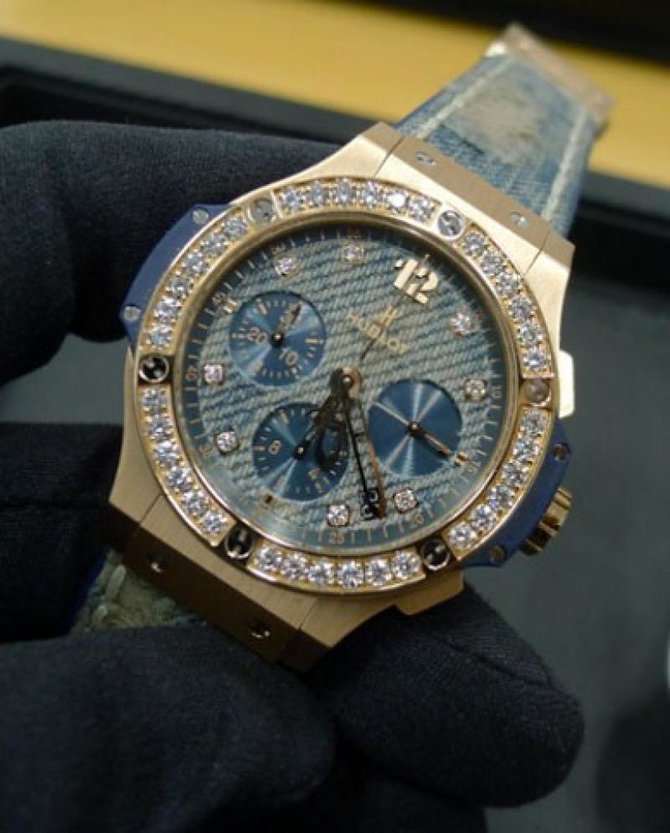 Hublot 341.PL.2780.NR.1204.JEANS Big Bang 44mm Jeans Gold Diamonds - фото 3