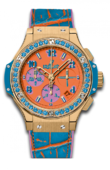 Hublot Часы Hublot Big Bang 41mm Ladies 341.VL.4789.LR.1207.POP15 Pop Art Yellow Gold Blue