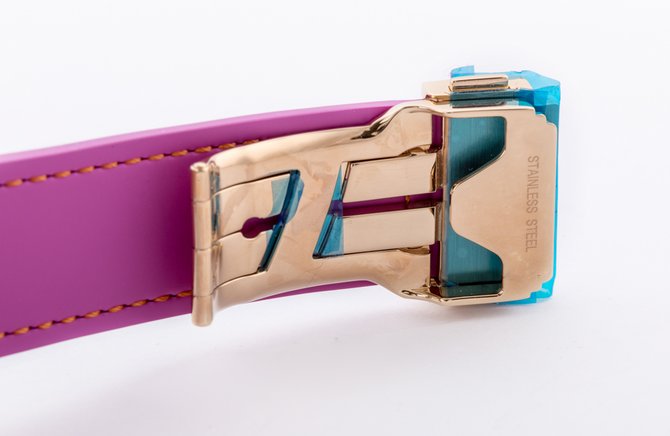 Hublot 341.VL.4789.LR.1207.POP15 Big Bang 41mm Ladies Pop Art Yellow Gold Blue - фото 20