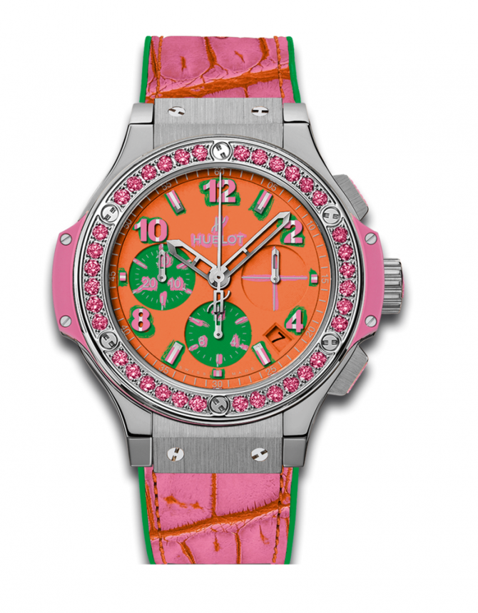 Hublot 341.SP.4779.LR.1233.POP15 Big Bang 41mm Ladies Pop Art Steel Rose - фото 1