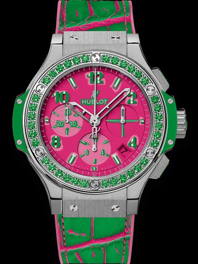 Hublot 341.SG.7379.LR.1222.POP15 Big Bang 41mm Ladies Pop Art Steel Apple - фото 2
