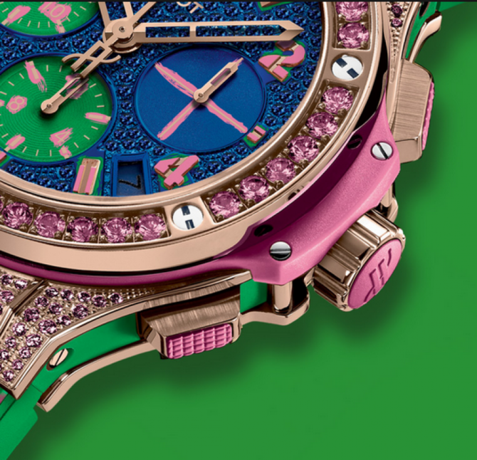 Hublot 341.PP.9089.LR.1633.POP15 Big Bang 41mm Ladies Pop Art Gold Rose Jewellery - фото 2