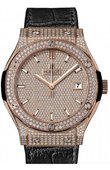 Hublot Classic Fusion 521.OX.9010.LR.1704 King Gold Full Pave 45 mm