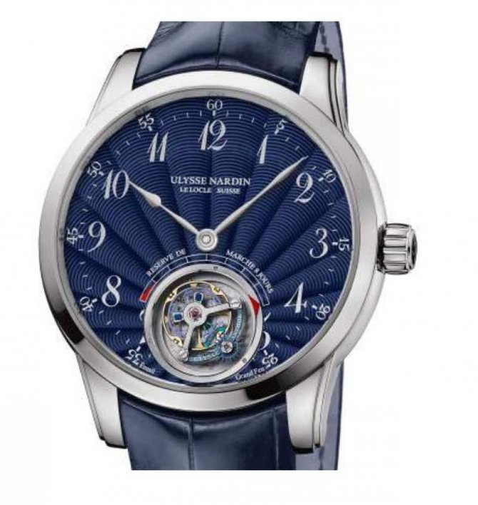 Ulysse Nardin 1780-133/E3 Specialities Anchor Tourbillon Blue Enamel 2015