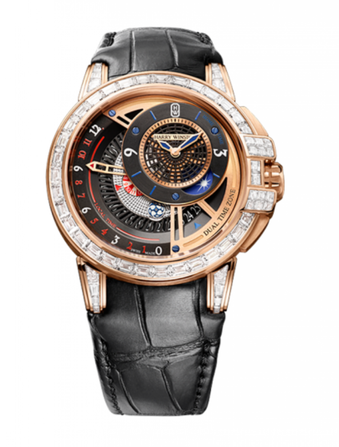 Harry Winston OCEATZ44RR012 Ocean Dual Time Automatic 44mm