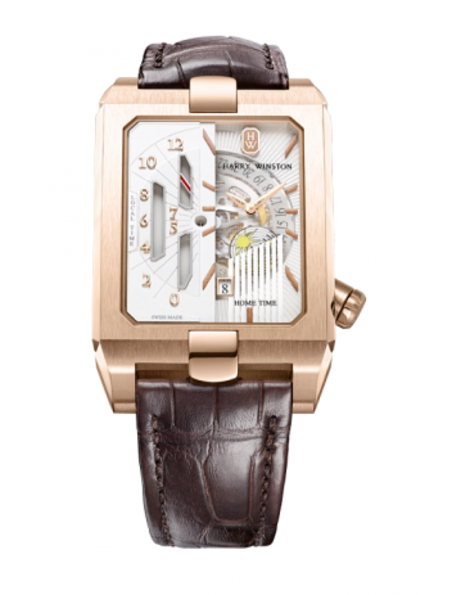 Harry Winston AVEATZ37RR001 Avenue Dual Time Automatic