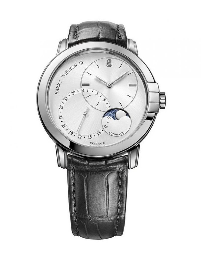 Harry Winston MIDAMP42WW003 Midnight Date Moon Phase Automatic 42mm - фото 1