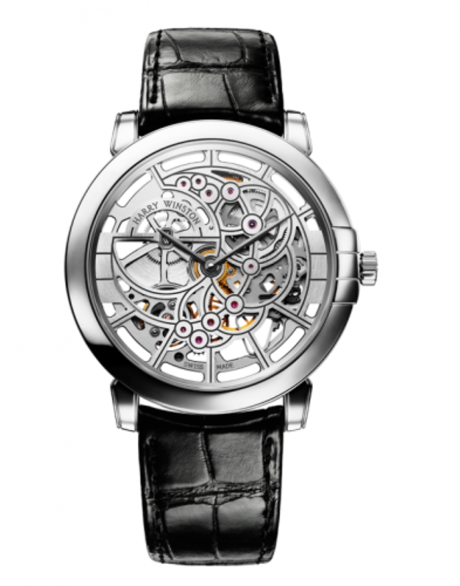 Harry Winston MIDAHM42WW001 Midnight Skeleton