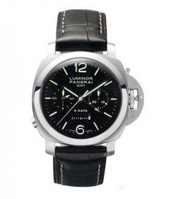 Officine Panerai PAM00275 Luminor 1950 Chrono Monopulsante 8 Days GMT Acciaio - фото 1