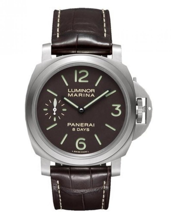 Officine Panerai PAM00564 Luminor Marina 8 Days Titanio - фото 1