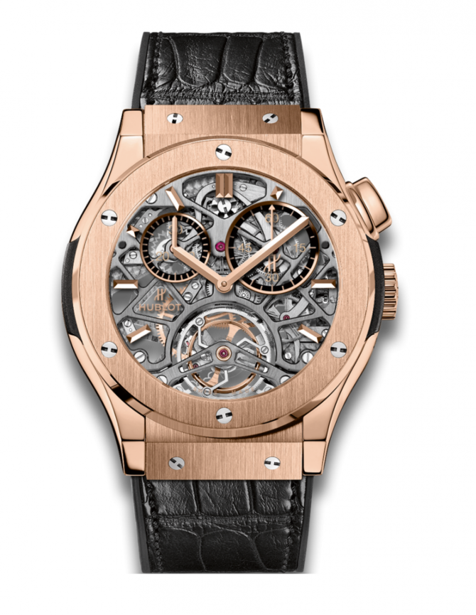Hublot 506.OX.0180.LR Classic Fusion Tourbillon Skeleton King Gold