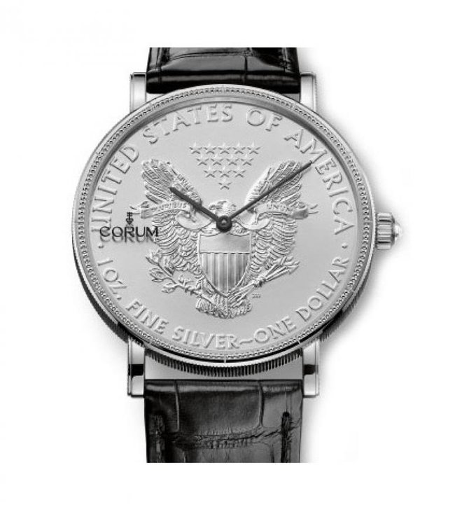 Corum 082.645.01/0001 MU53 Coin  1$ Silver Coin 50th Anniversary Edition - фото 1