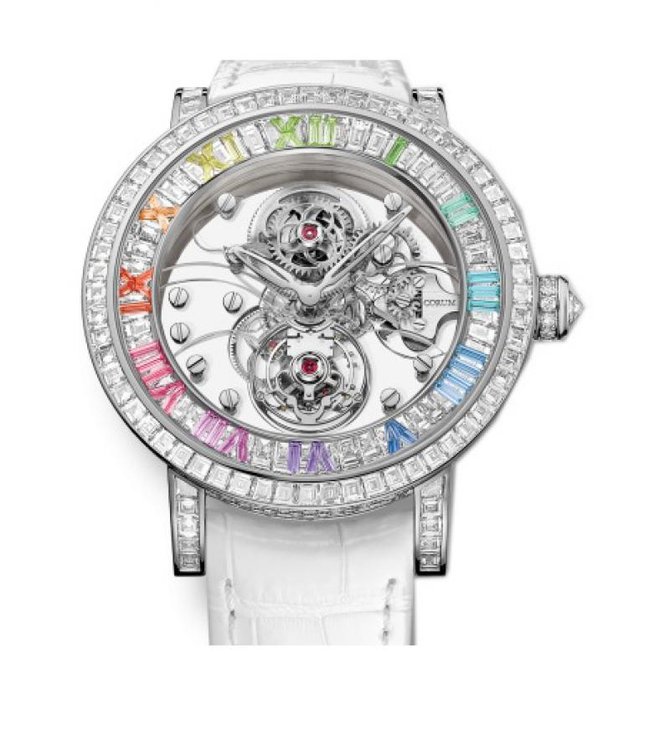 Corum C372/02125 Heritage Baguette Diamonds And Coloured Sapphires