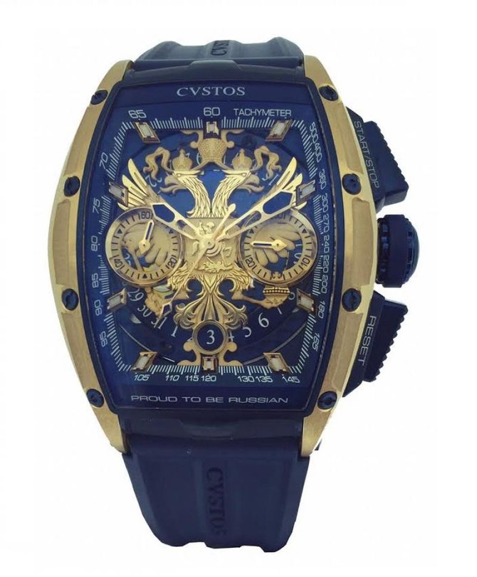 Cvstos Challenge Eagle chrono Depardieu LE Challenge Steel & Gold DLC - фото 1