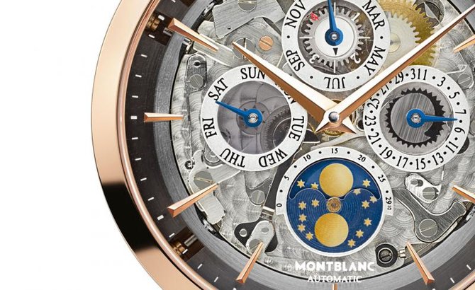 Montblanc 112310 Meisterstuck Heritage Heritage Spirit Perpetual Calendar Sapphire Dial  - фото 2