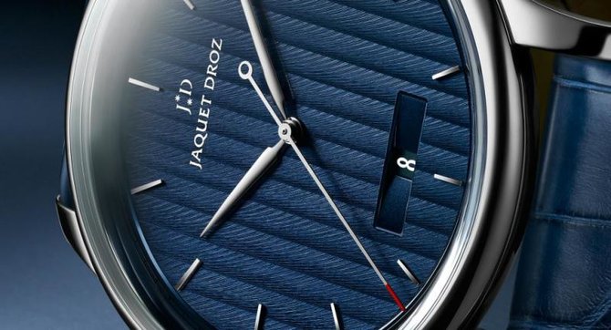 Jaquet Droz J017510240 Blue Complications La-Chaux-De-Fonds Grande Heure Minute Quantiéme - фото 6
