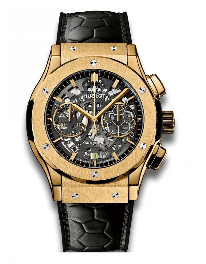 Hublot 525.VX.0179.VR.PEL14 Classic Fusion Aerofusion Gold Pele Limited Edition 