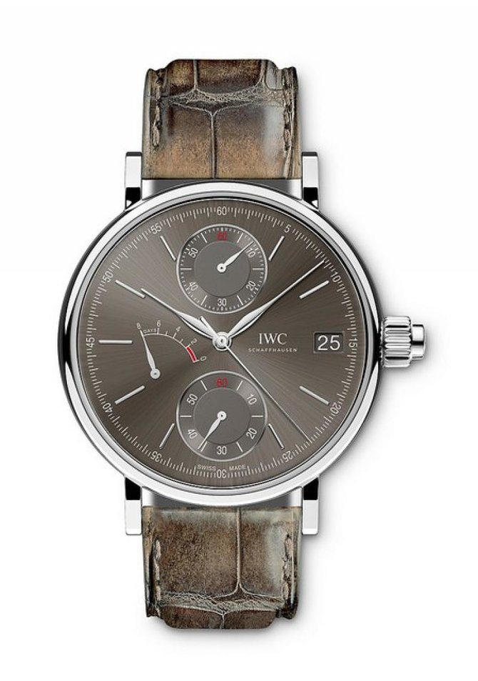 IWC IW515103/IW515104 White Gold Portofino Hand-Wound Monopusher - фото 1