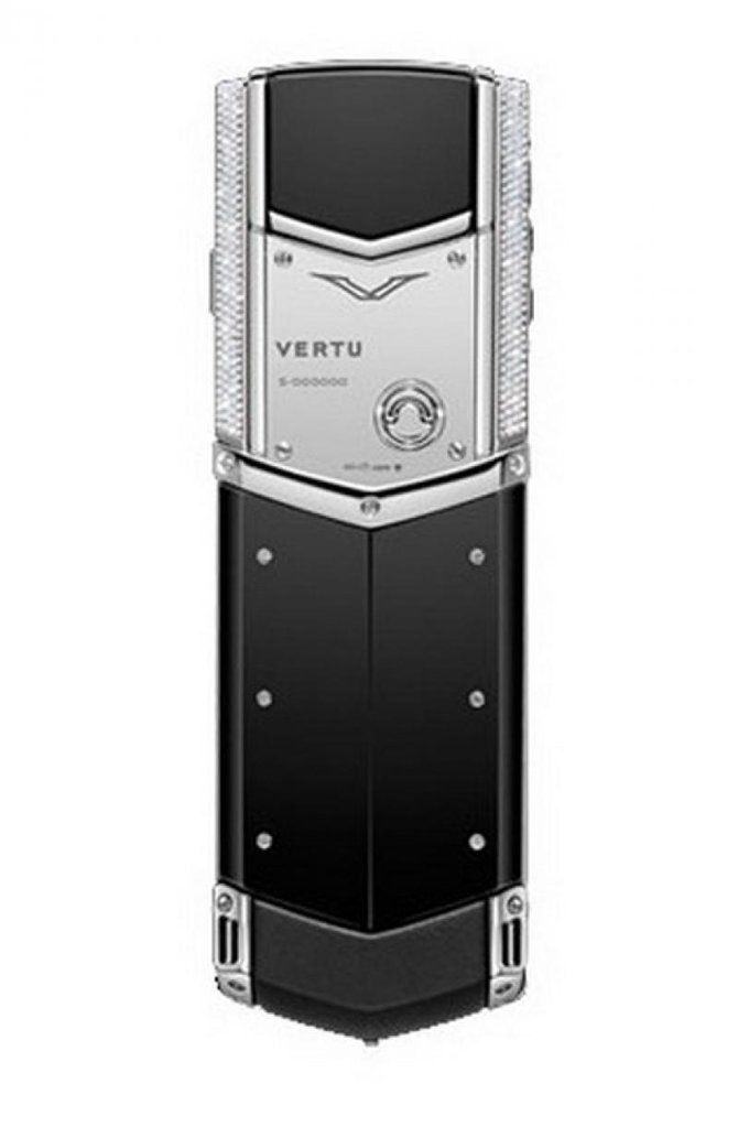 Vertu White Gold Full Pave Diamond Bezel Baguette Diamon Signature Keys - фото 2