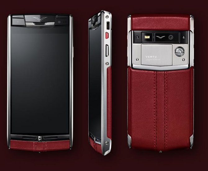 Vertu Claret Calf Signature Touch Titanium - фото 2