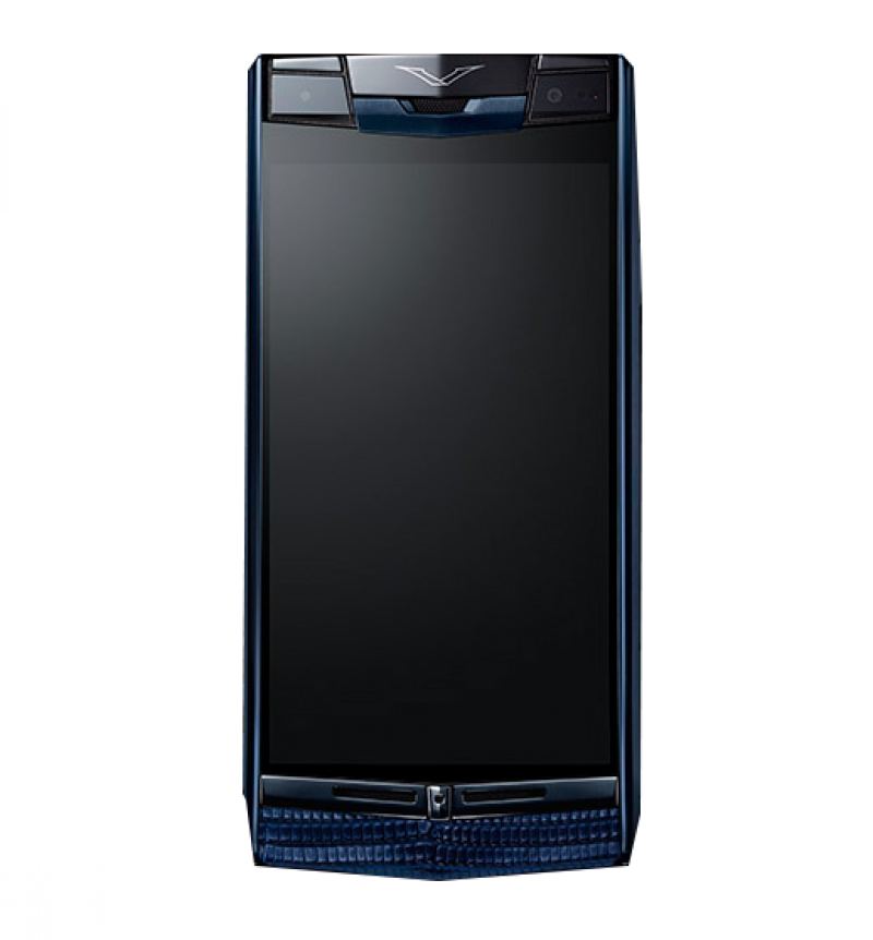 Pure Navy Lizard Vertu Titanium Signature Touch