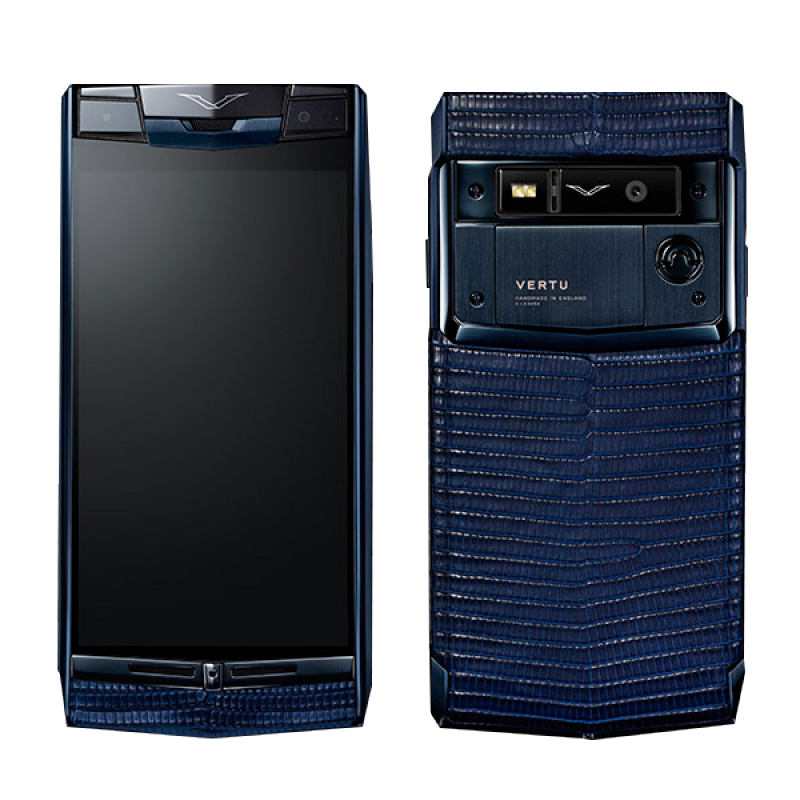Pure Navy Lizard Vertu Titanium Signature Touch