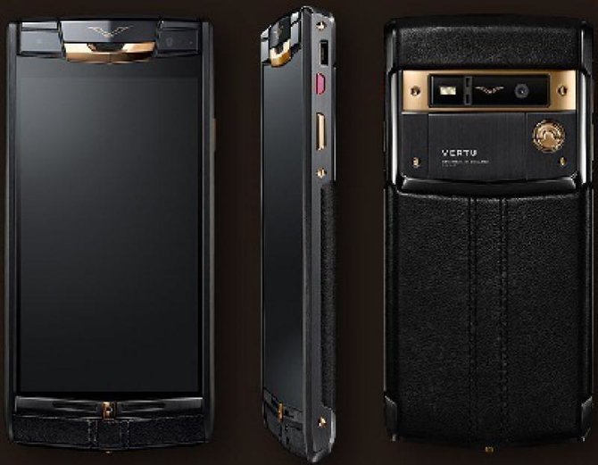 Vertu Pure Jet Red Gold Signature Touch Titanium & Gold - фото 4