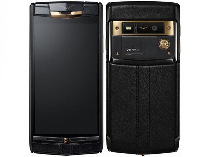 Vertu Pure Jet Red Gold Signature Touch Titanium & Gold - фото 3