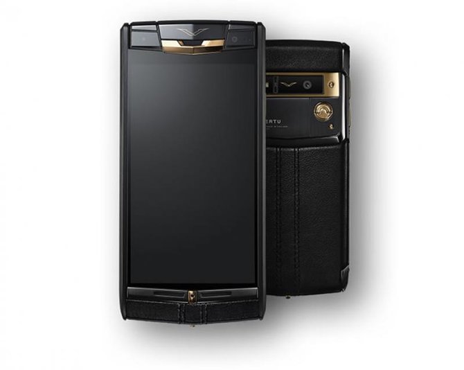 Vertu Pure Jet Red Gold Signature Touch Titanium & Gold - фото 2