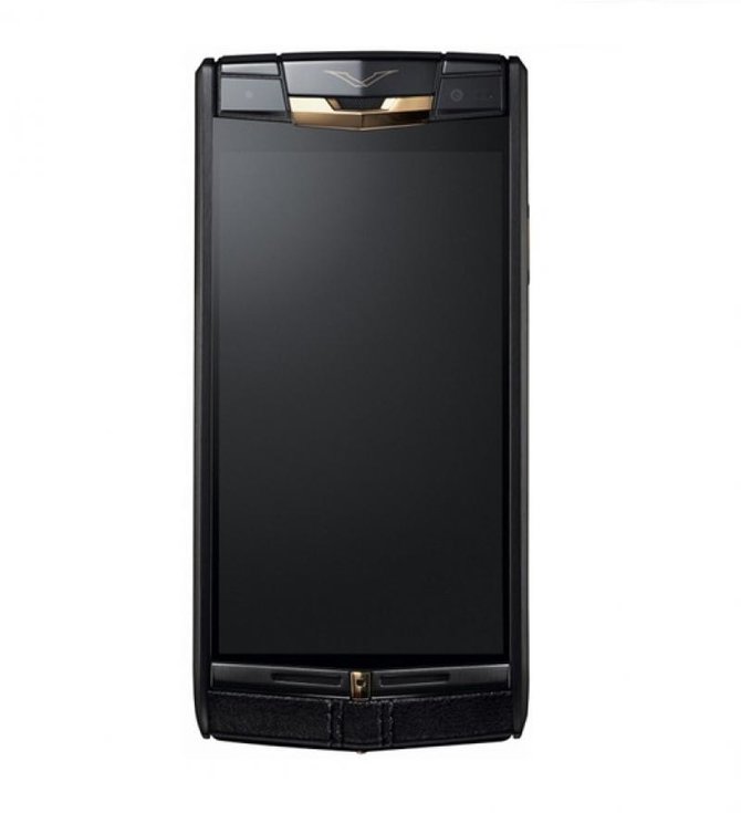 Vertu Pure Jet Red Gold Signature Touch Titanium & Gold - фото 1