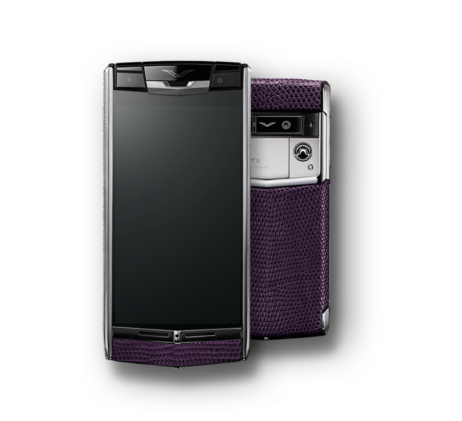 Vertu Damson Lizard Signature Touch Titanium - фото 3