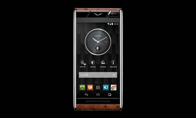 Vertu Cognac Ostrich Aster Titanium - фото 2