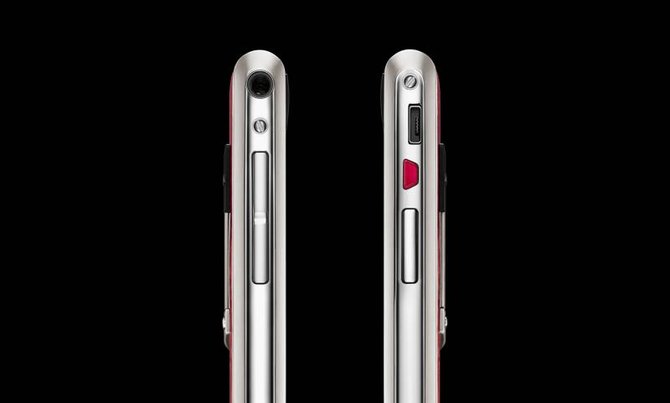 Vertu Raspberry Ostrich Aster Titanium - фото 4