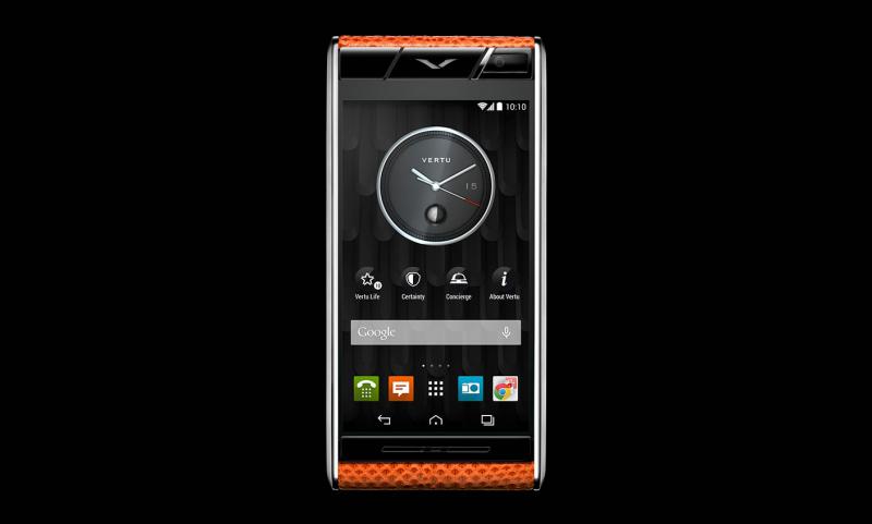 Tangerine Karung Vertu Titanium Aster
