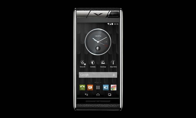 Vertu Onyx Calf Aster Titanium - фото 2