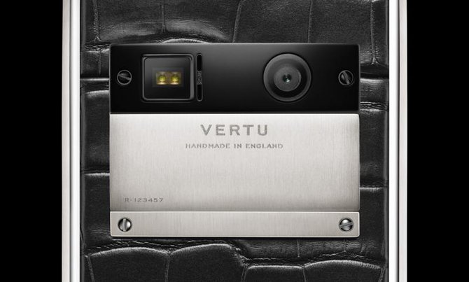 Vertu Diamonds Black Alligator Aster Titanium - фото 5