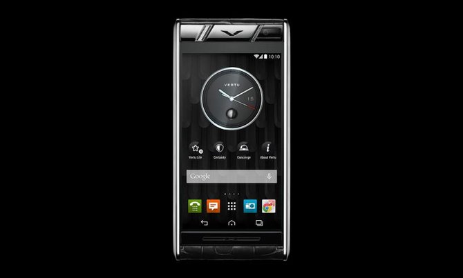 Vertu Diamonds Black Alligator Aster Titanium - фото 3