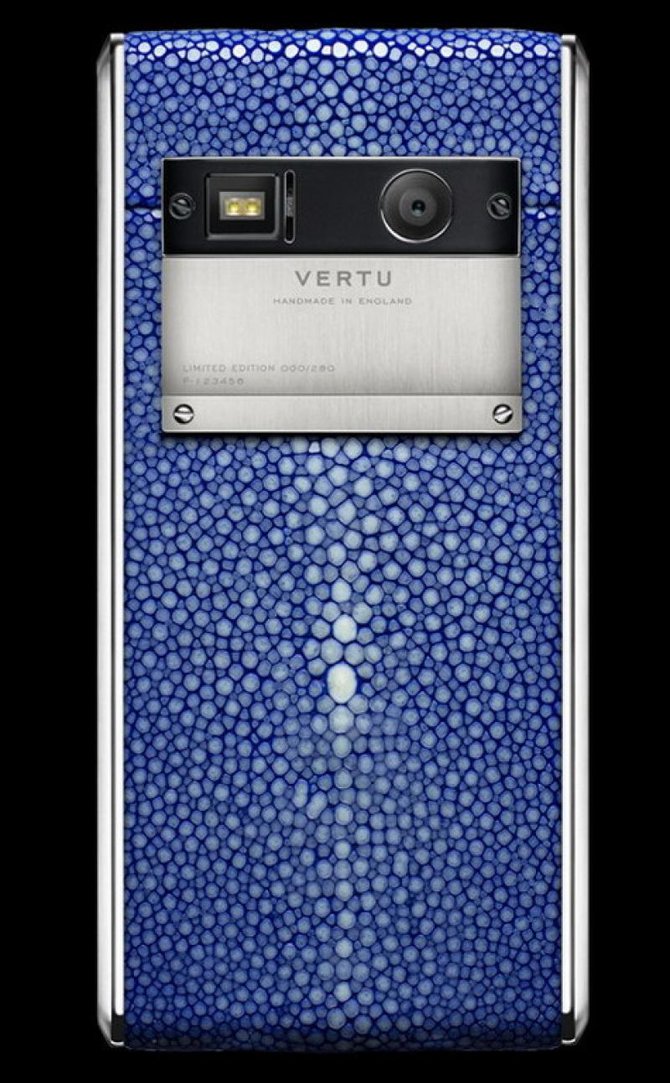 Vertu Stingray Blue Aster Titanium - фото 3