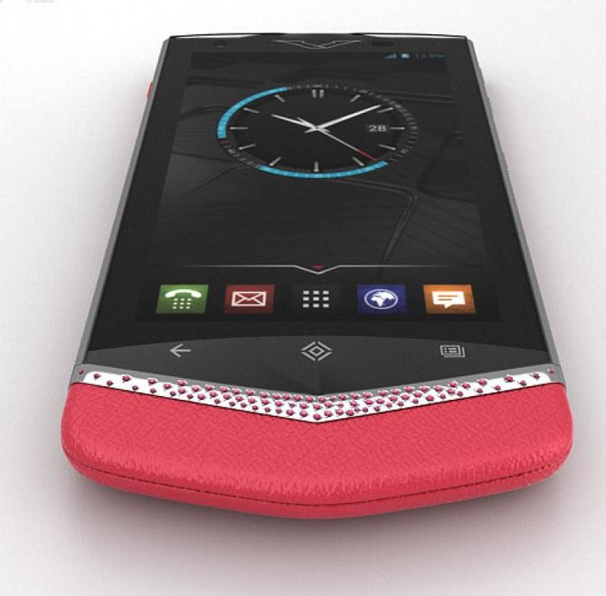 Vertu Gemstone Rose Ruby Constellation Android Titanium - фото 3